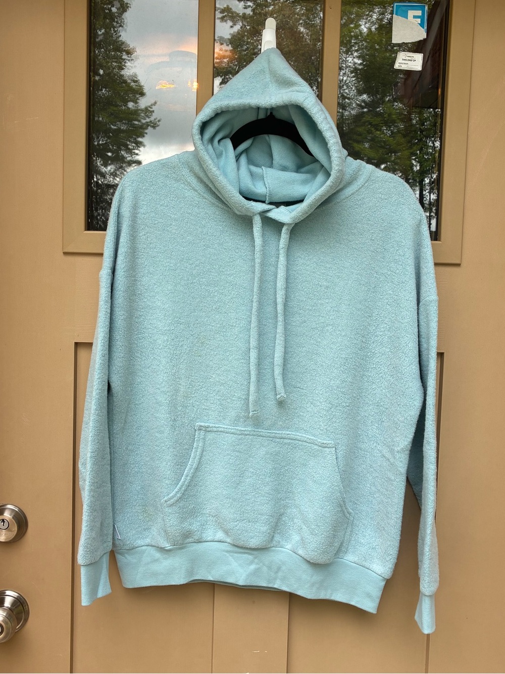 Soft Serve Hoodie The Original Cloud Cotton Light Blue Women's Small